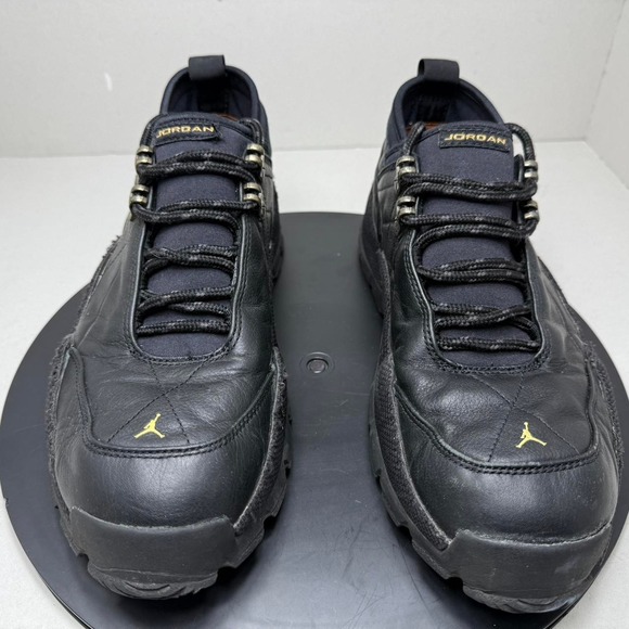 Jordan Other - Jordan Expedition Black Gold Dust Leather Sneakers 136049-072 Mens 10